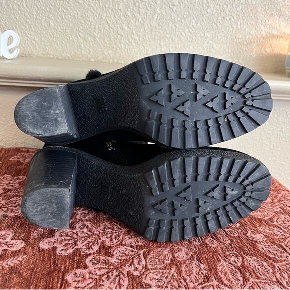 Frye Jen Shearling Short Waterproof Winter Boots Size 9 Black - Picture 8 of 15